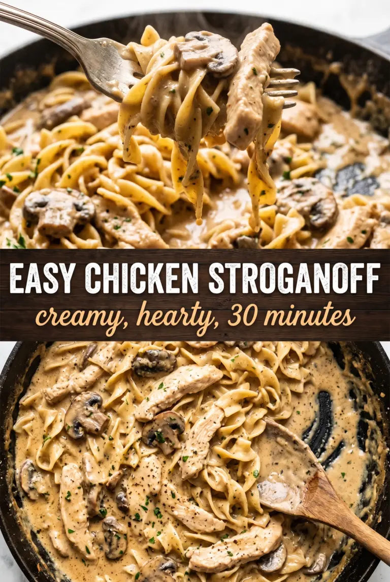 Easy Chicken Stroganoff