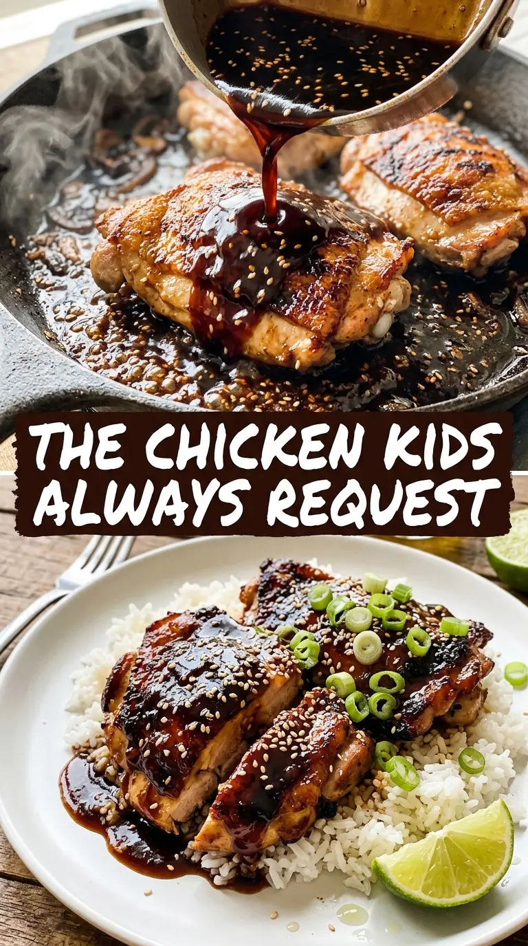 Easy Chicken Teriyaki with Marinade glossy glazed chicken