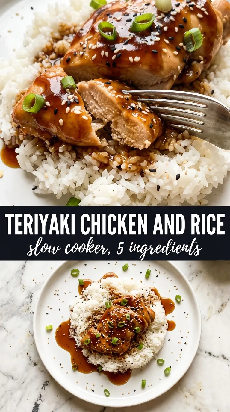 Tender slow cooker chicken in creamy sauce