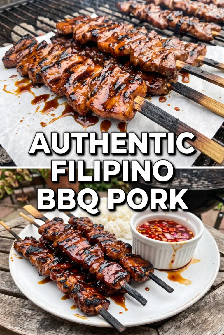 Filipino BBQ Pork Skewers