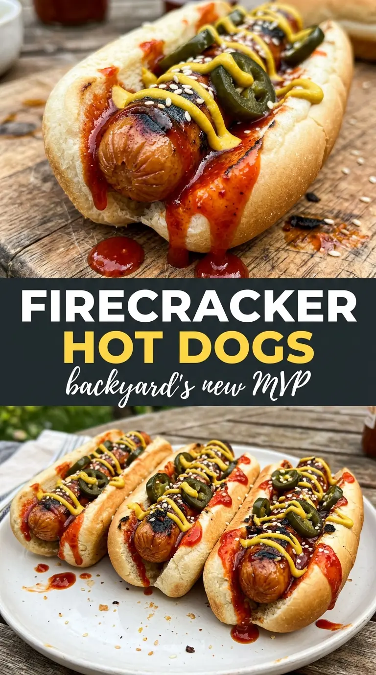 Firecracker Hot Dogs spicy grilled jalapeño