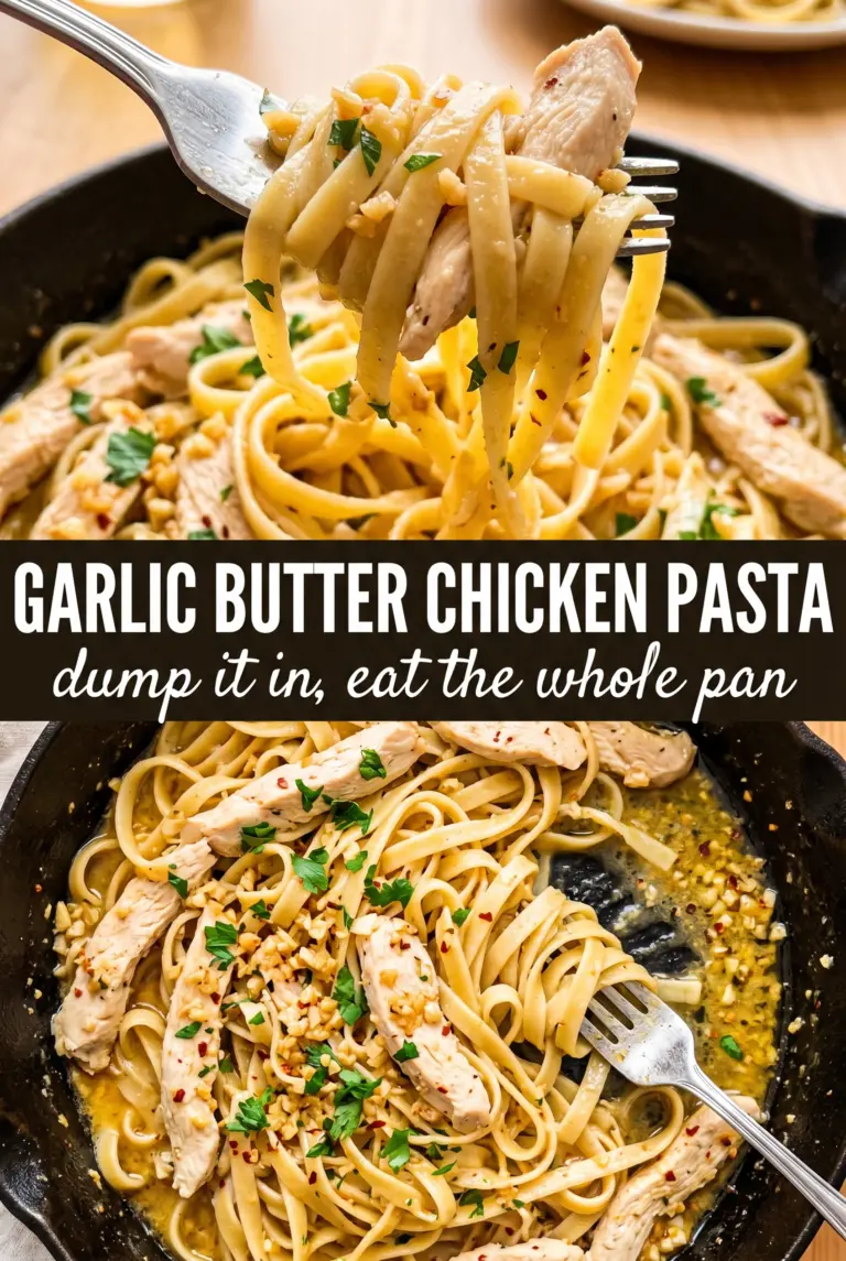 Garlic Butter Chicken Pasta
