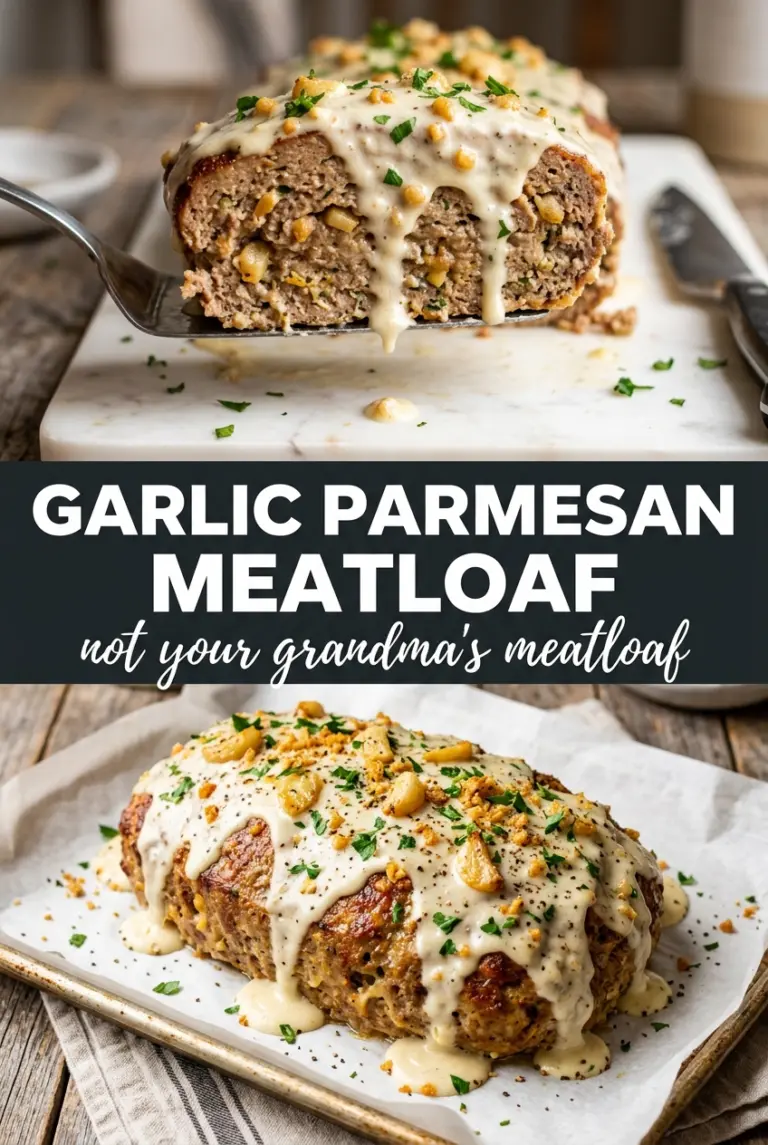 Garlic Parmesan Meatloaf