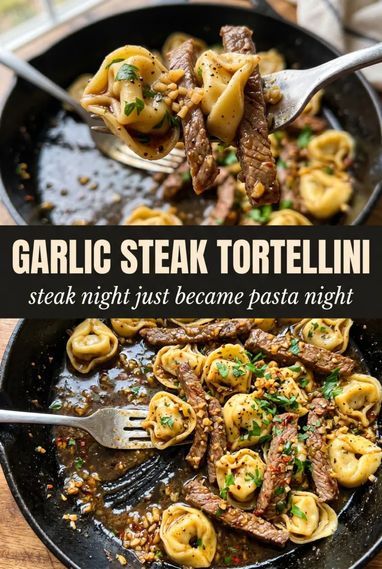 Garlic Steak Tortellini