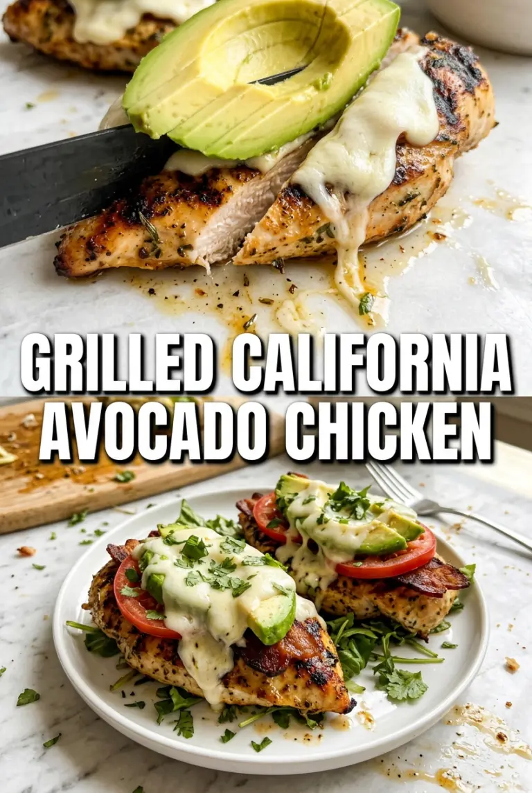 Grilled California Avocado Chicken