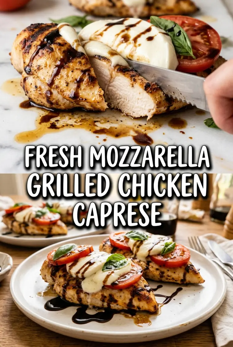 Grilled Chicken Caprese