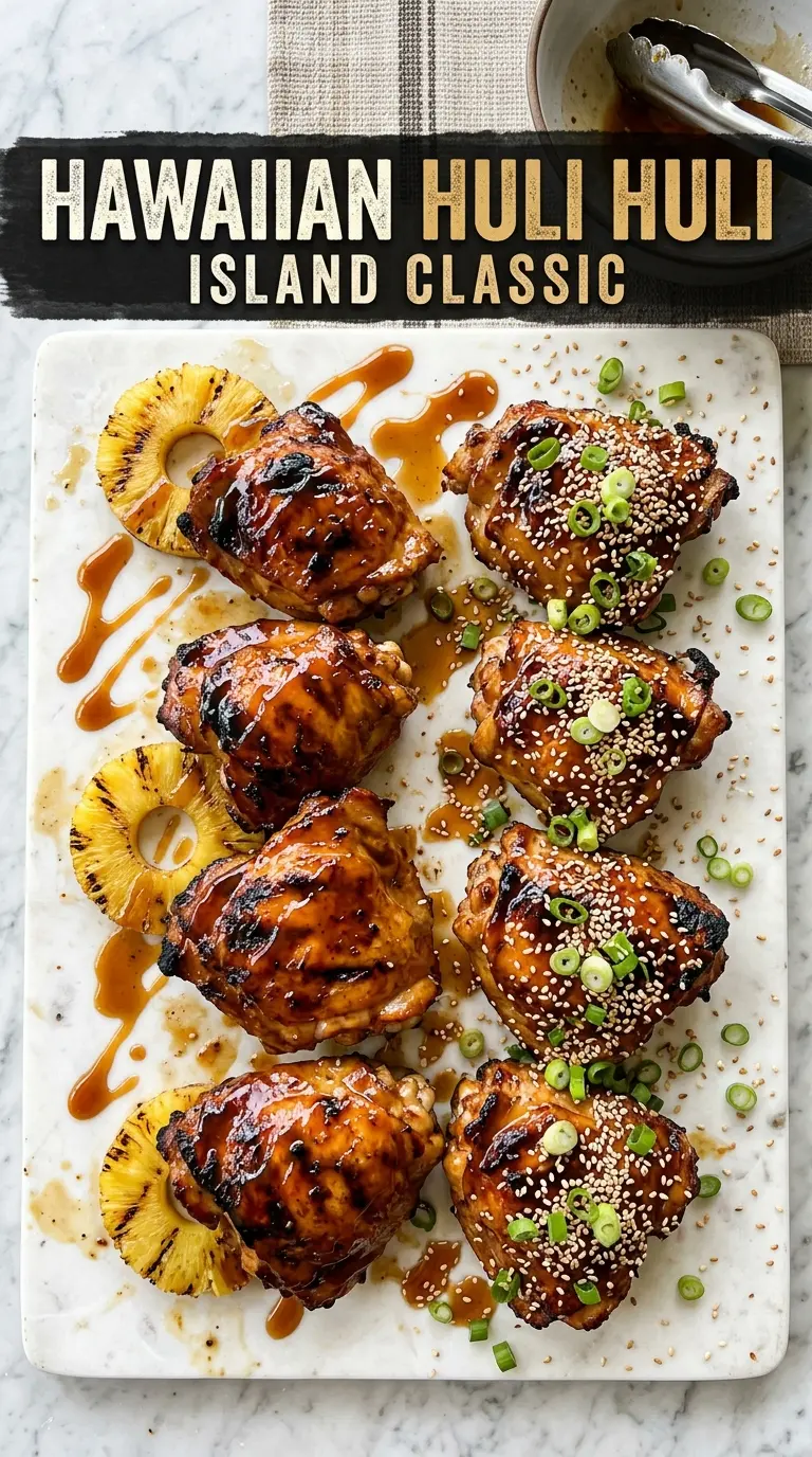 Grilled Huli Huli Chicken caramelized sticky charred