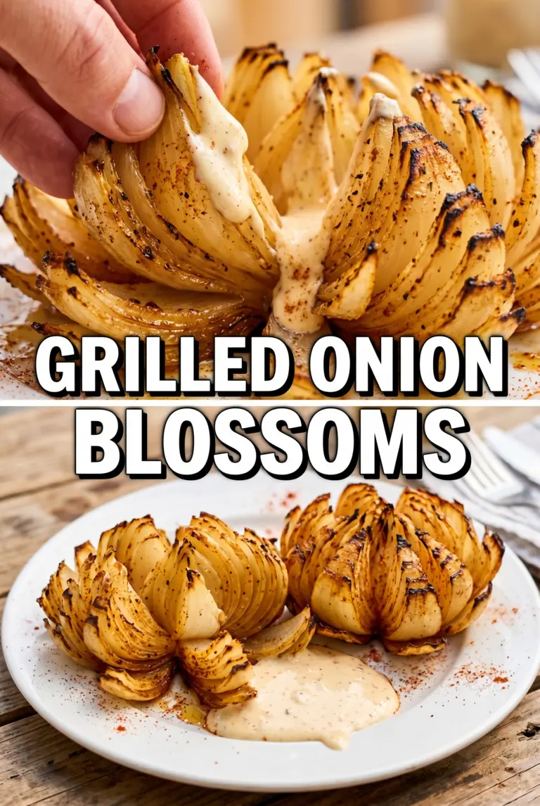 Grilled Onion Blossoms