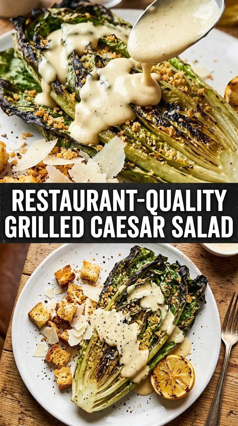 Grilled Caesar Salad charred romaine, smoky, crisp