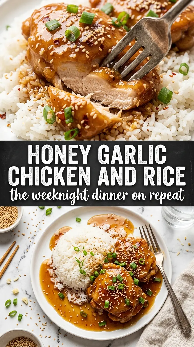 Honey Garlic Chicken sticky glazed chicken