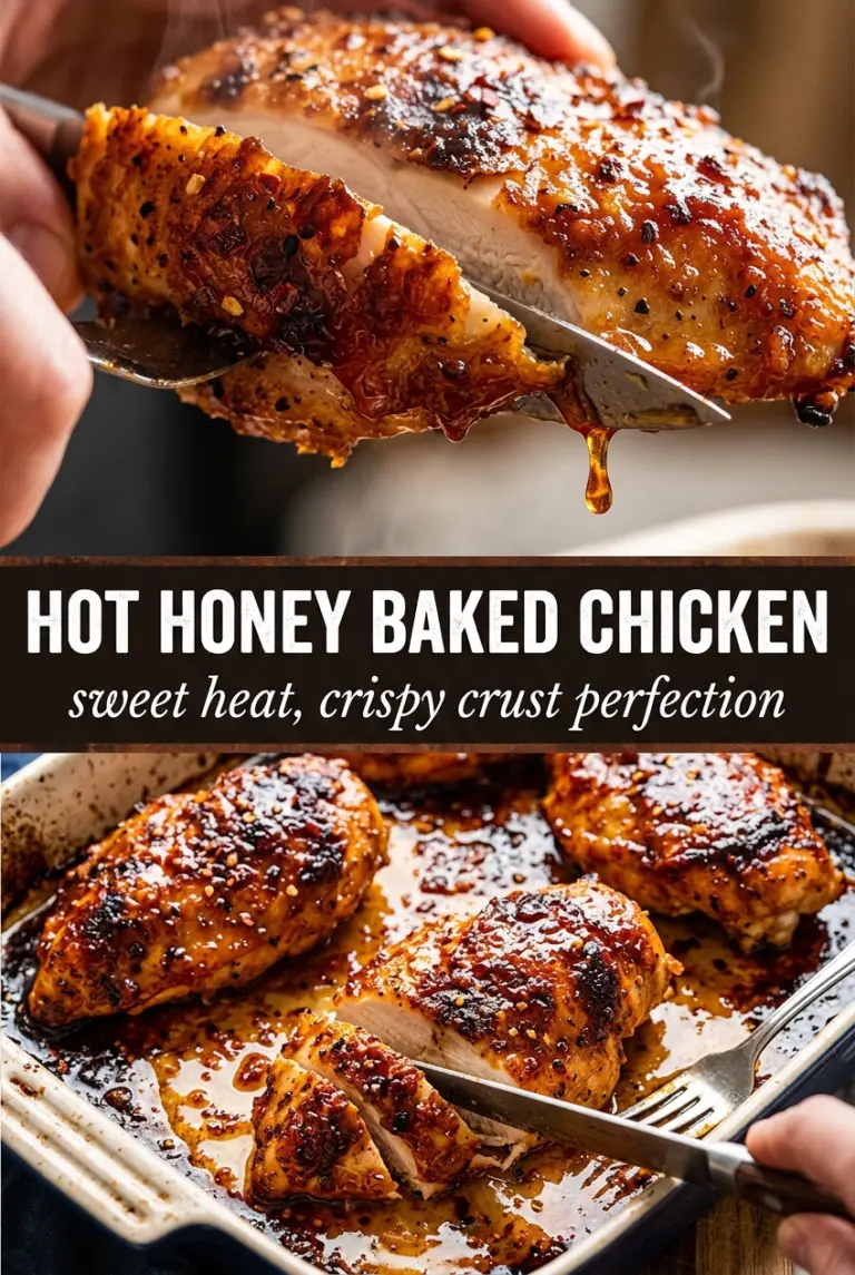 Hot Honey Baked Chicken Breasts