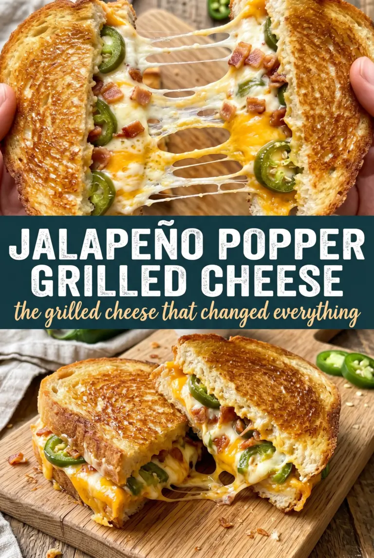 Jalapeño Popper Grilled Cheese