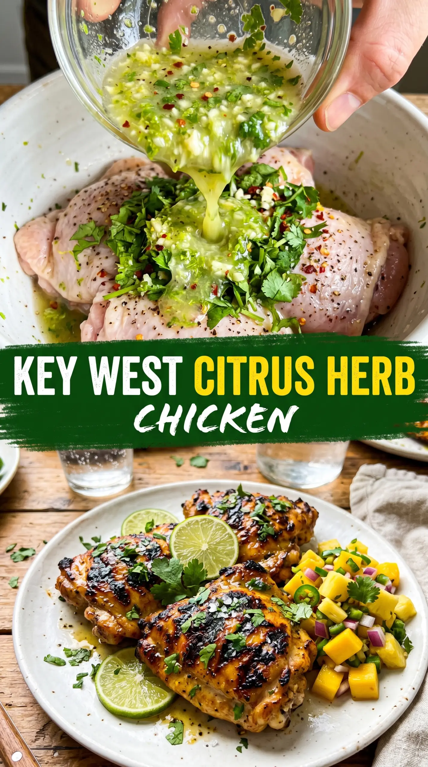 Key West Grilled Chicken citrus-marinated tropical