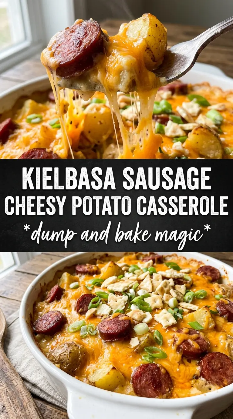 Baked casserole in a dish ready to serve