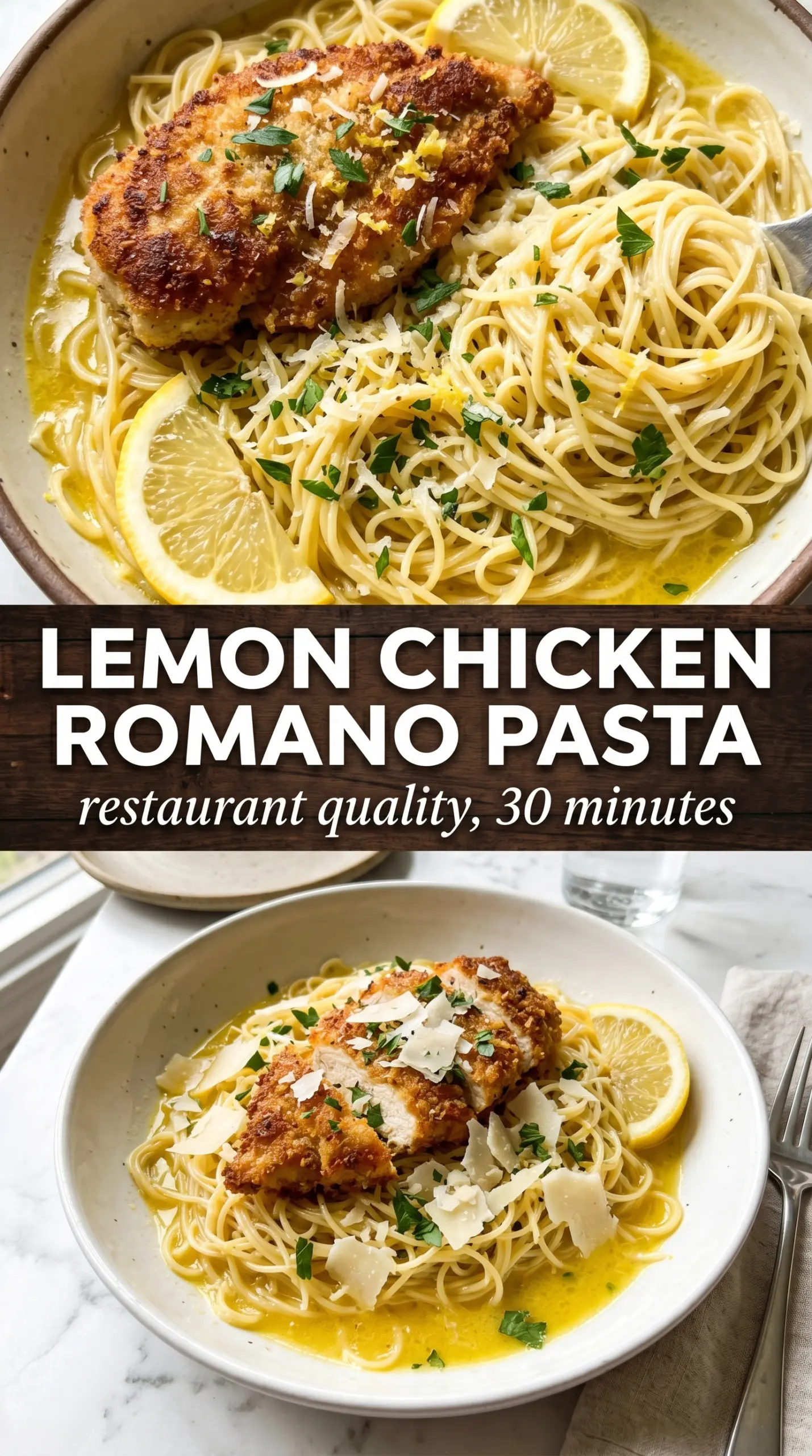 Lemon Chicken Romano crispy lemon chicken