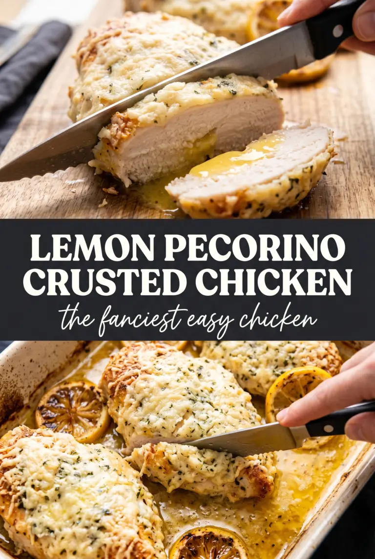 Lemon Pecorino Crusted Chicken