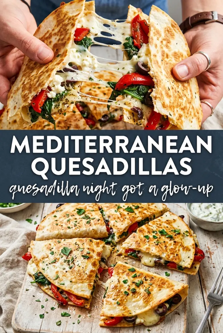 Mediterranean Quesadillas