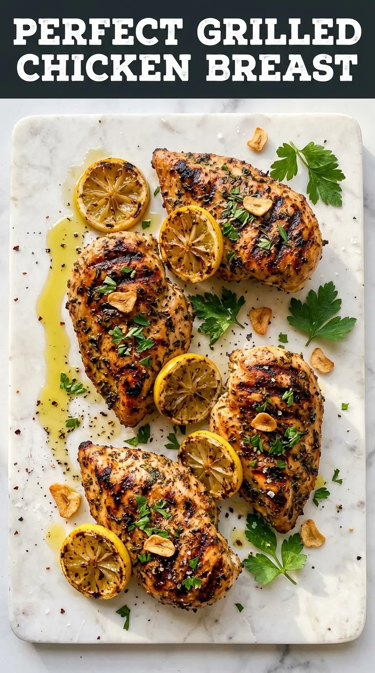 Perfect Grilled Chicken Breast juicy grilled chicken