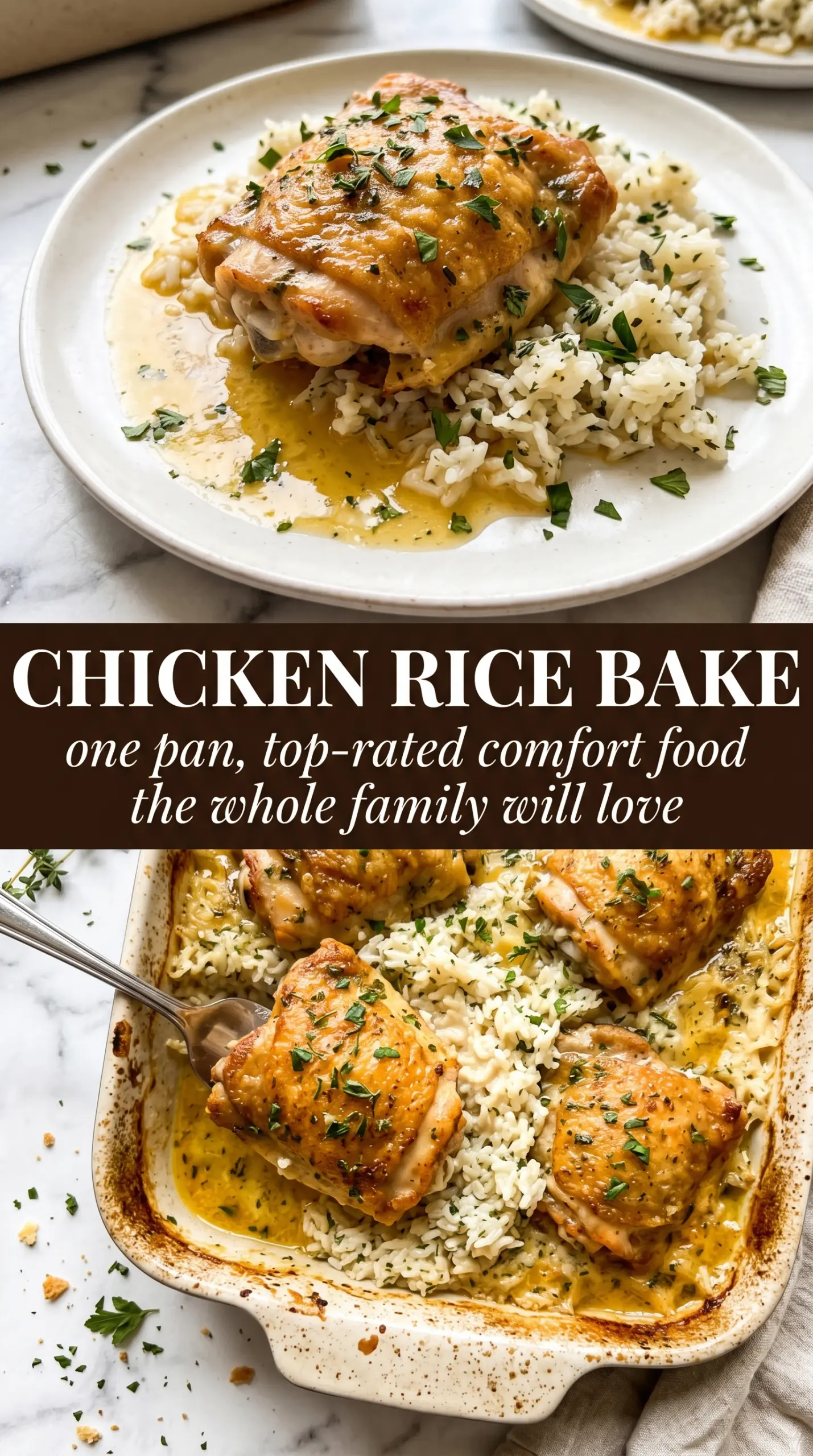 Pioneer Woman Chicken Rice Bake golden chicken savory rice
