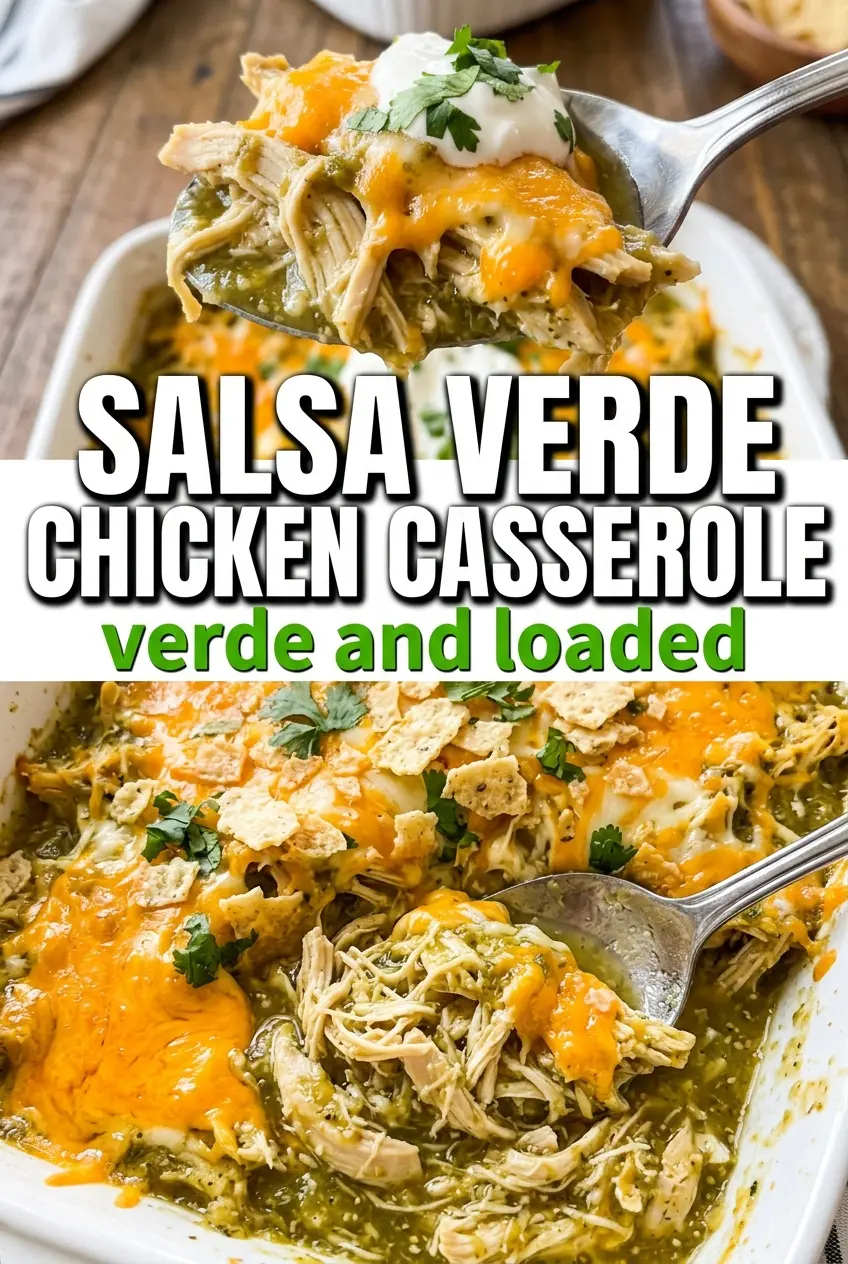 Salsa Verde Chicken Casserole