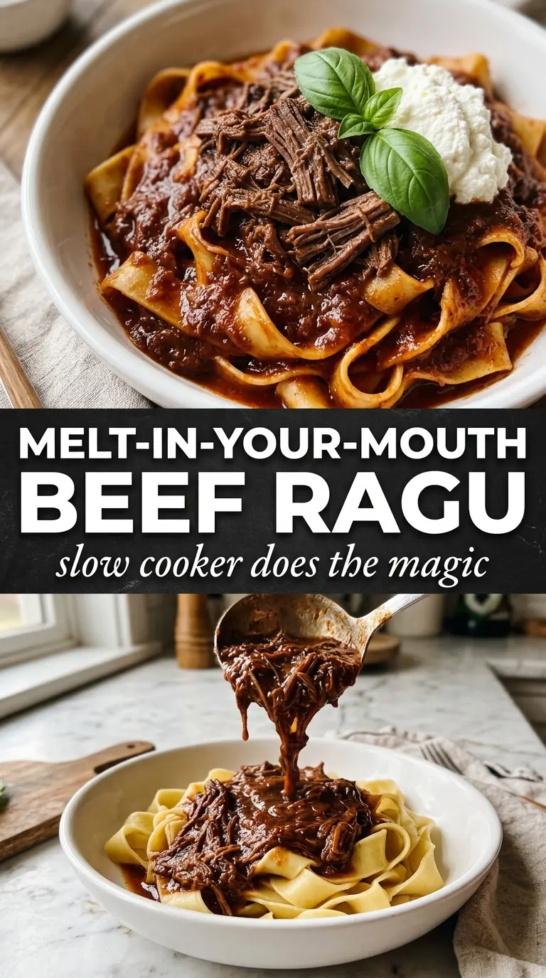 Tender slow cooker beef in rich sauce