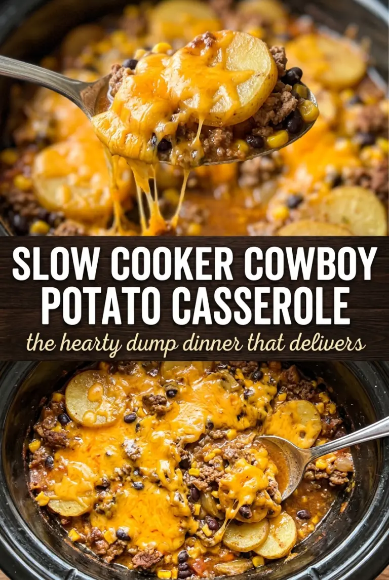 Slow Cooker Cowboy Potato Casserole