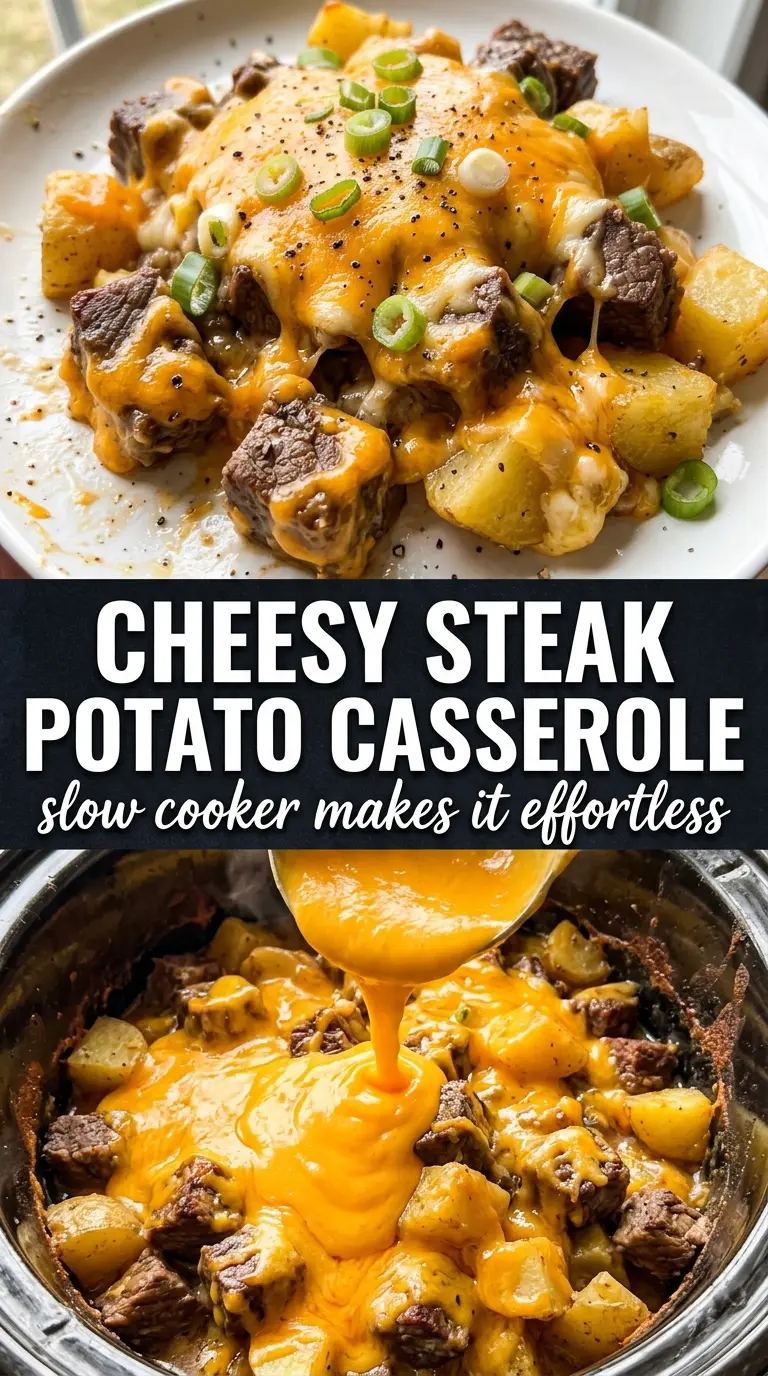 Baked casserole with cheese melted on top