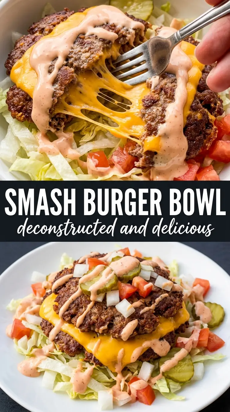 Smash Burger Bowl crispy beef special sauce