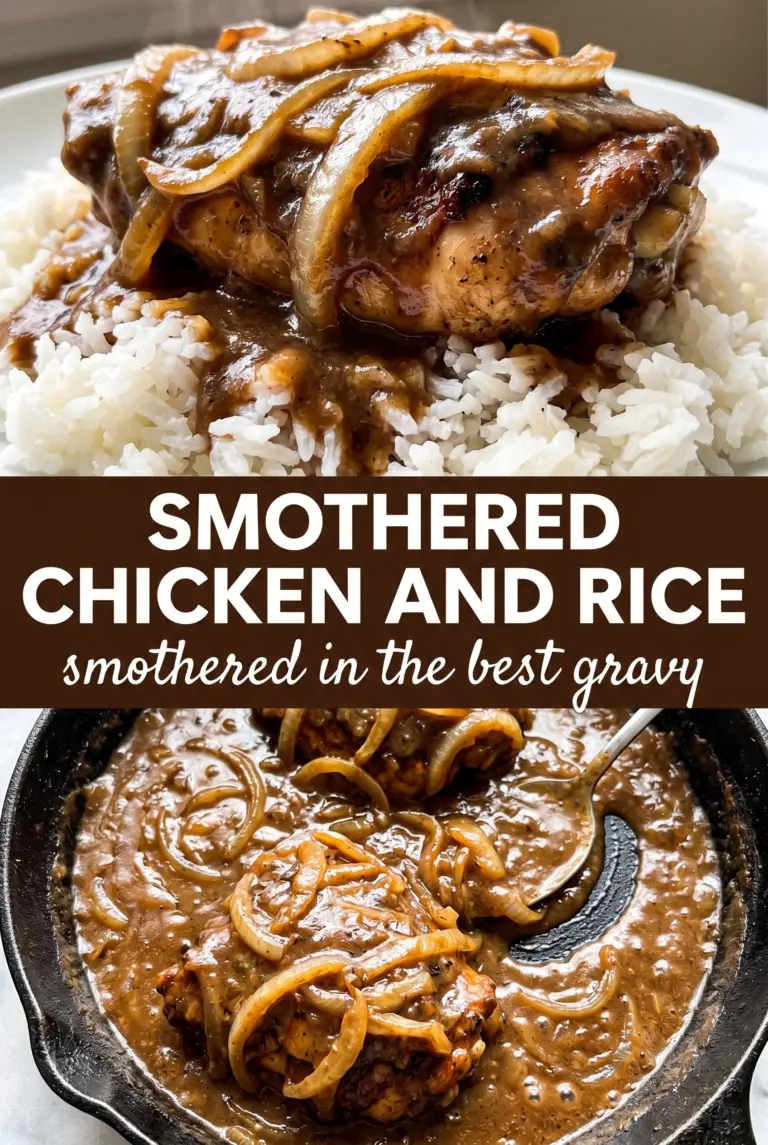 Smothered Chicken and Rice