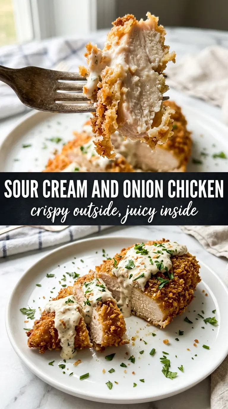Cooked chicken with sauce and toppings
