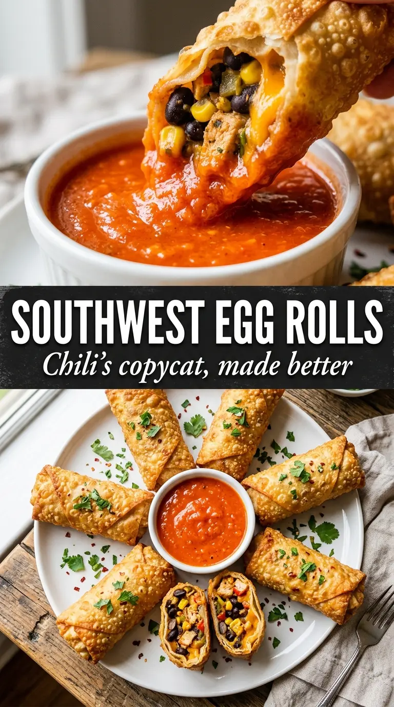 Southwest Egg Rolls crispy cheesy Tex-Mex