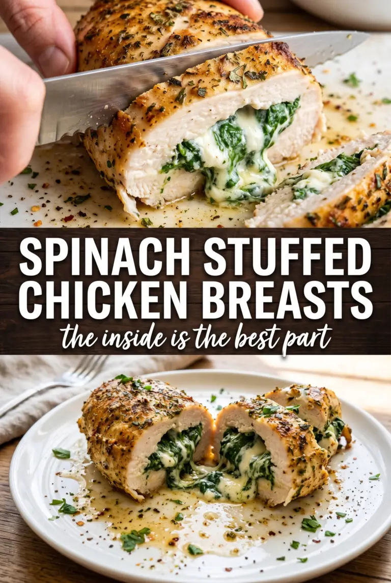 Spinach Stuffed Chicken Breasts