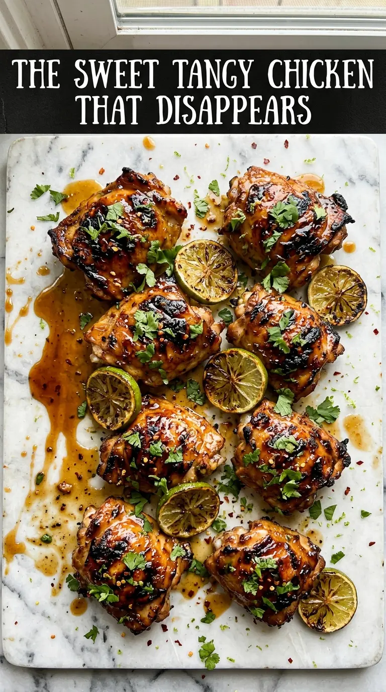 Sticky Honey Lime Grilled Chicken glossy citrus grilled