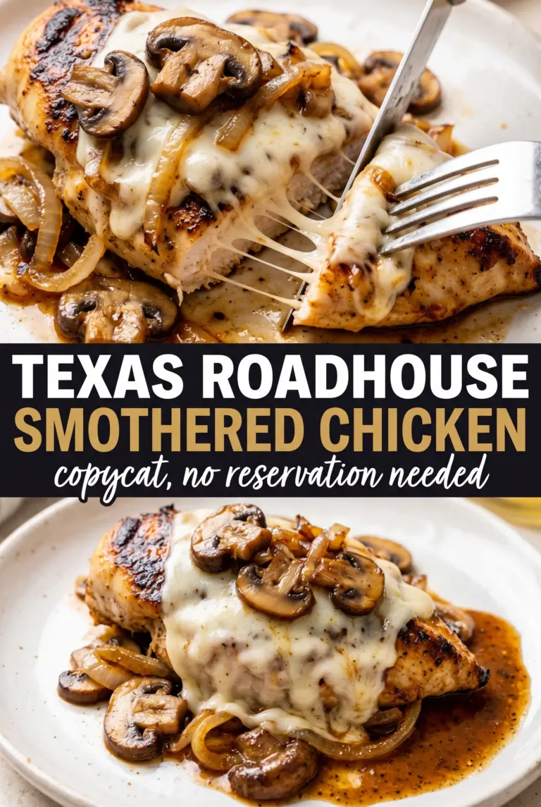 Texas Roadhouse Smothered Chicken Copycat
