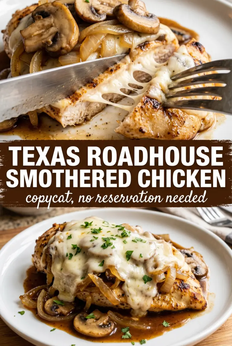Texas Roadhouse Smothered Chicken Copycat