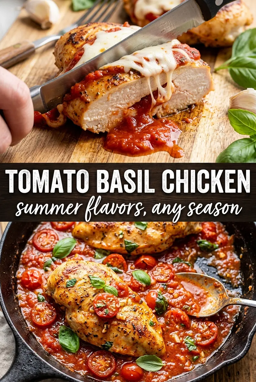 Tomato Basil Chicken Breasts