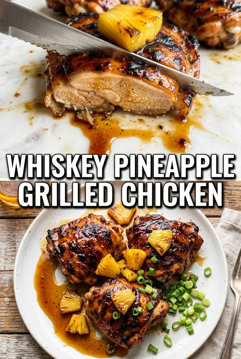 Whiskey Pineapple Chicken