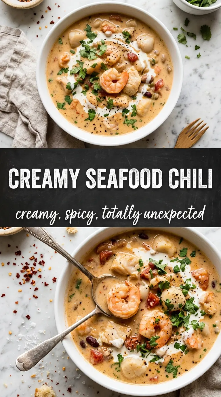 Creamy Seafood and Shrimp Chili creamy shrimp chili