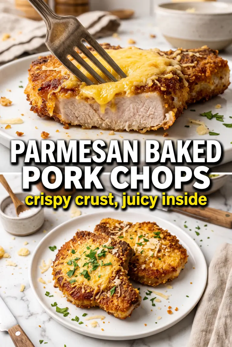 Parmesan Baked Pork Chops