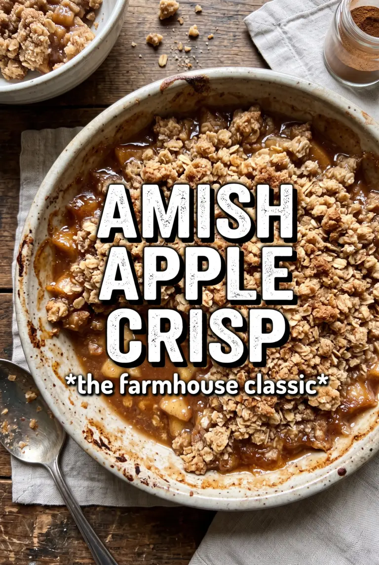 Amish Apple Crisp