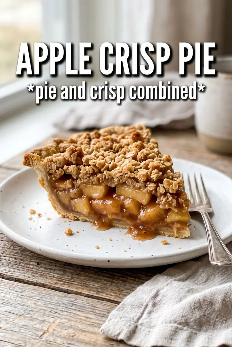 Apple Crisp Pie
