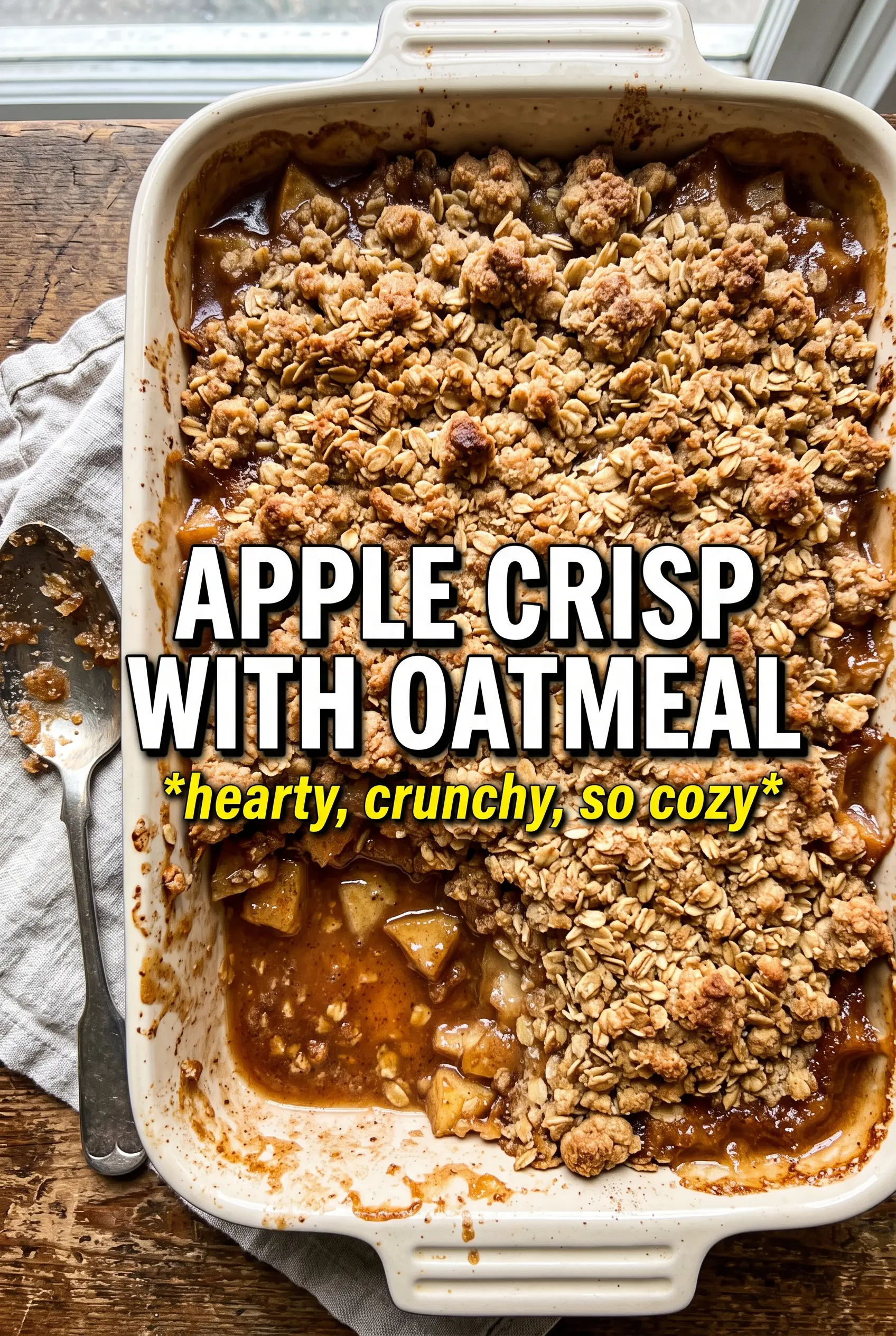 Apple Crisp With Oatmeal