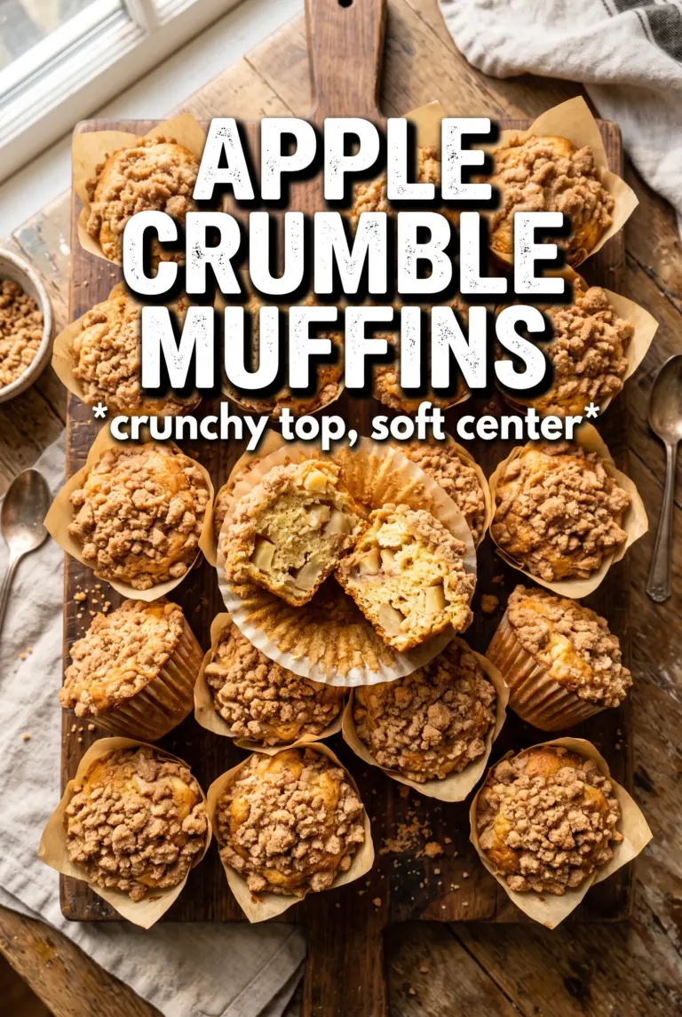 Apple Crumble Muffins