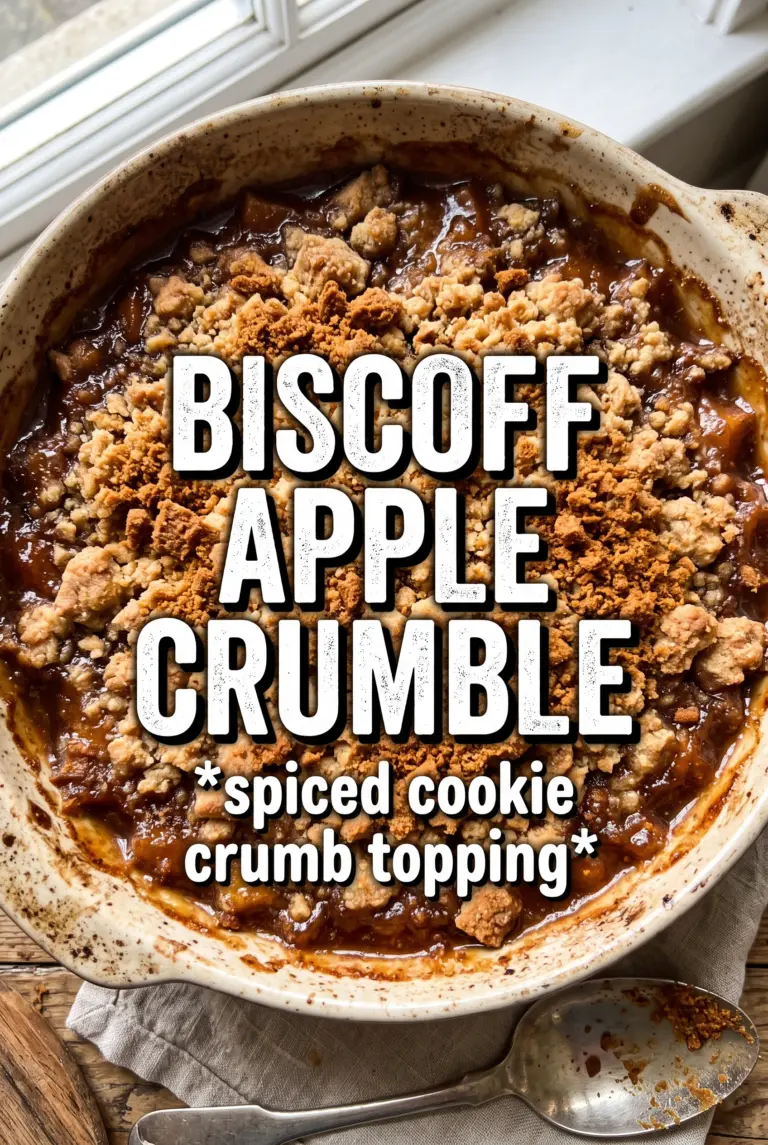 Biscoff Apple Crumble