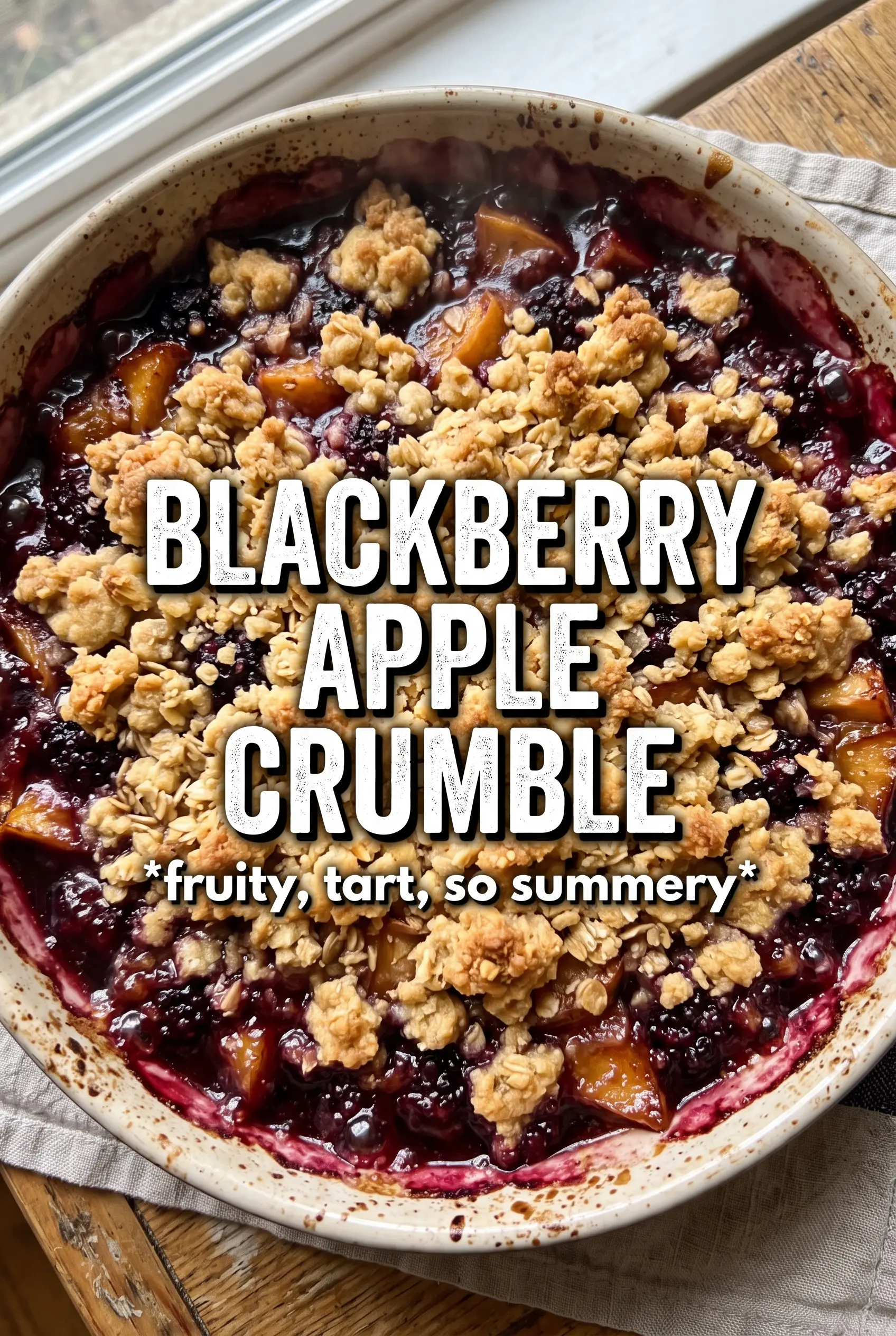 Blackberry Apple Crumble