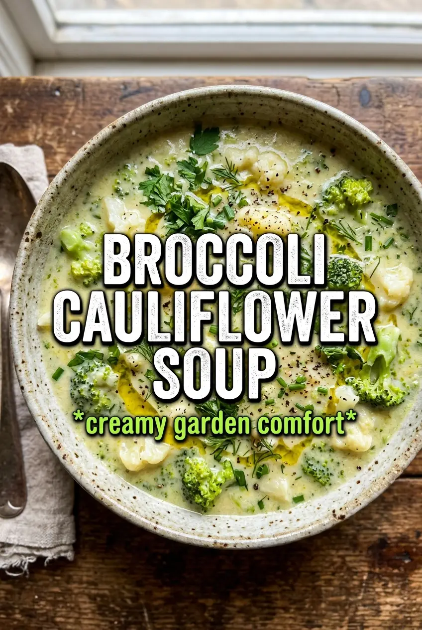 Broccoli Cauliflower Soup
