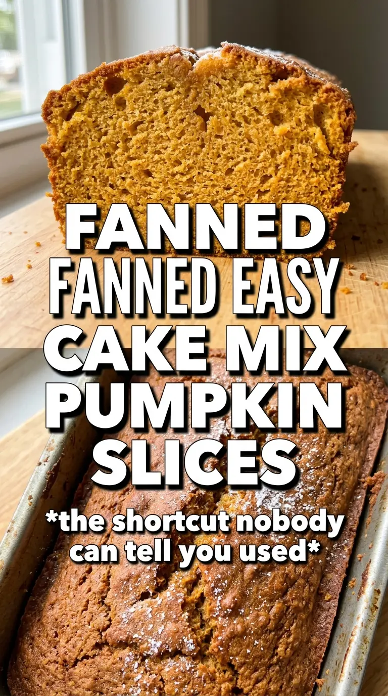 Cake Mix Pumpkin Bread moist spiced loaf