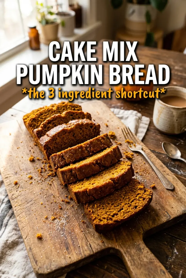 Cake Mix Pumpkin Bread