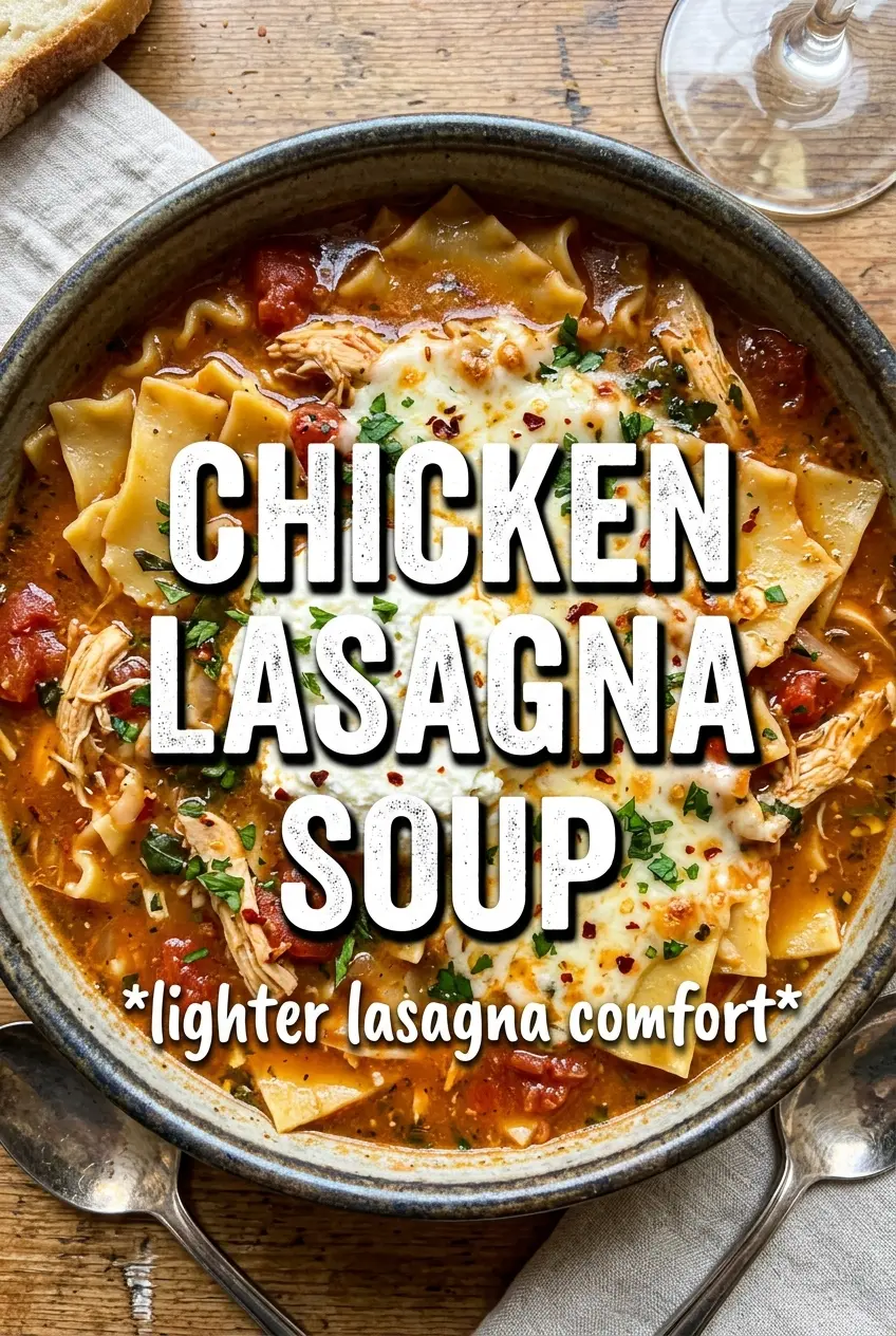 Chicken Lasagna Soup