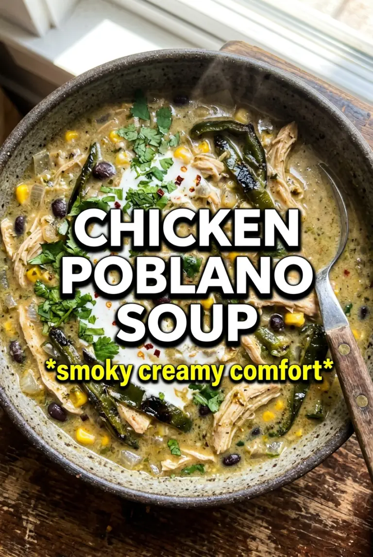 Chicken Poblano Soup